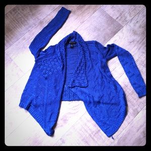 INC scarf neck cardigan